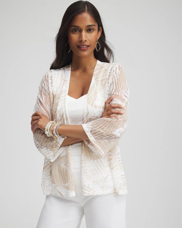 Palms Burnout Cardigan - image 1